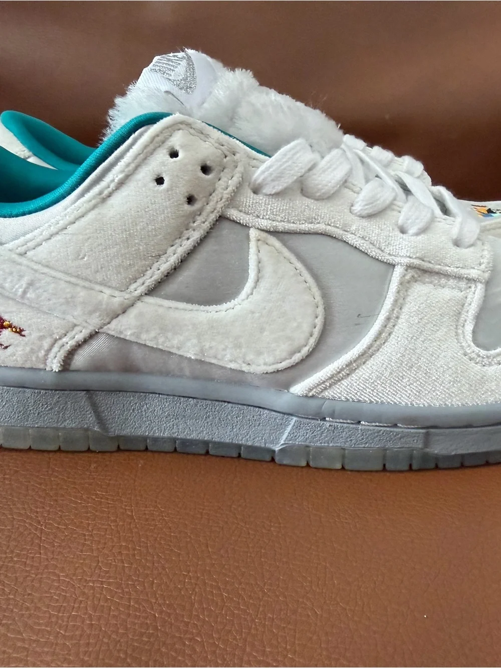 Nike Dunk Low Ice 2021 Grey Fog/Photon Dust/Stealth Sneakers DO2326-001 SZ 8